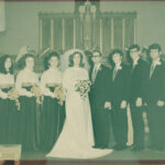 Wedding faded green